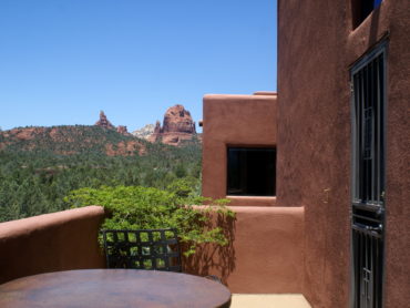 view of the red rocks from the noles residence